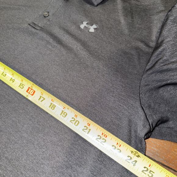Under Armour Men's Black Playoff Polo Shirt Short Sleeve, Size 2XL , Golf - Picture 6 of 7